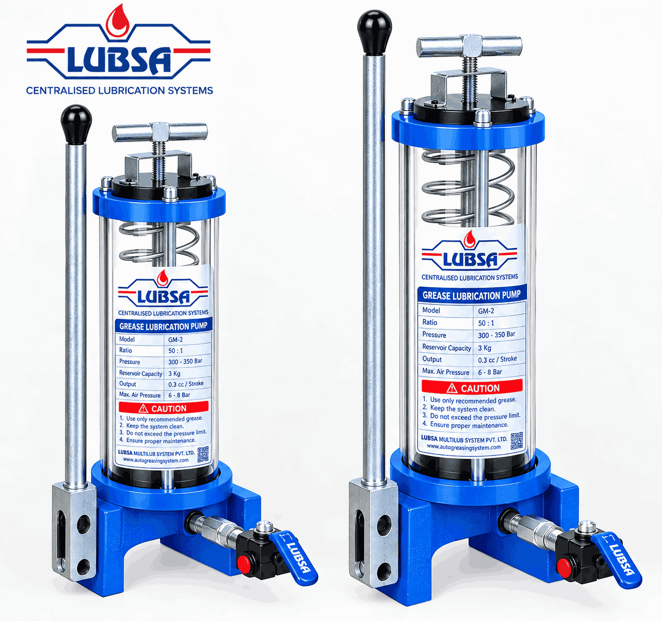 DUAL LINE MANUAL GREASE PUMP